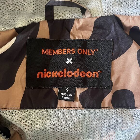Members Only x Nickelodeon Windbreaker Jacket Hey Arnold Rugrats Unisex Small - Picture 8 of 10